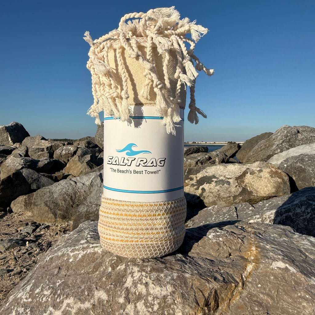 The Angler Rag (Lilac) - Salt Rag™ Turkish Beach Towel