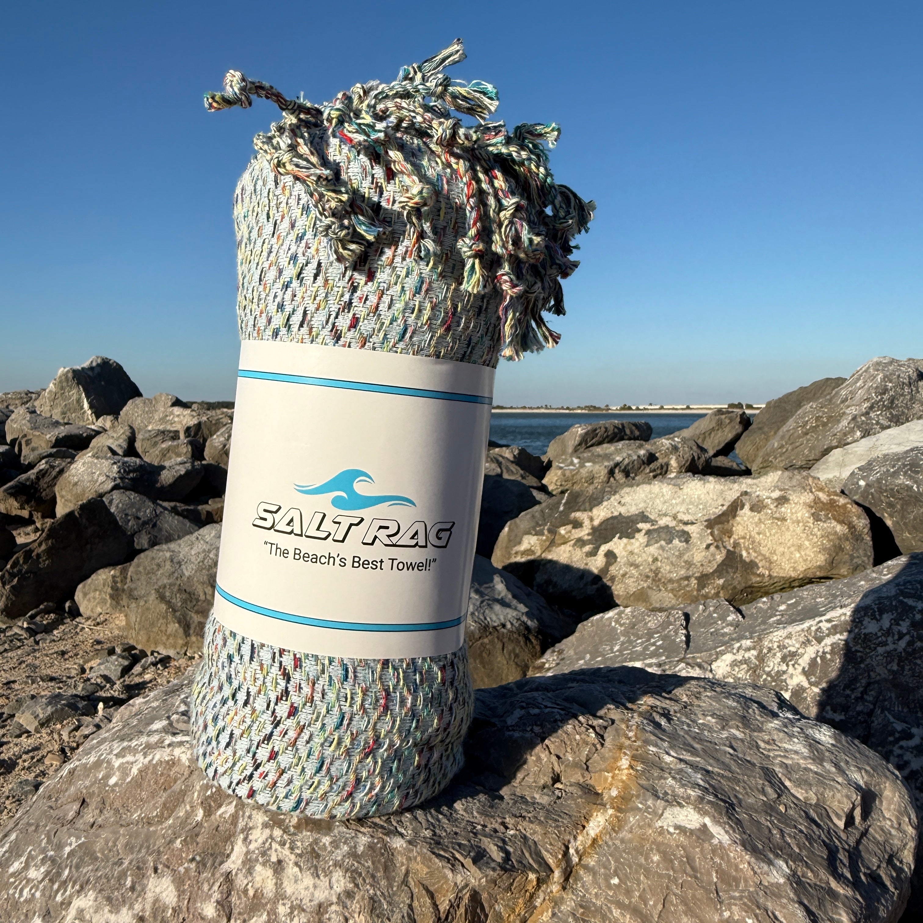 The Ahi Rag (Mint) - Salt Rag™ Turkish Beach Towel