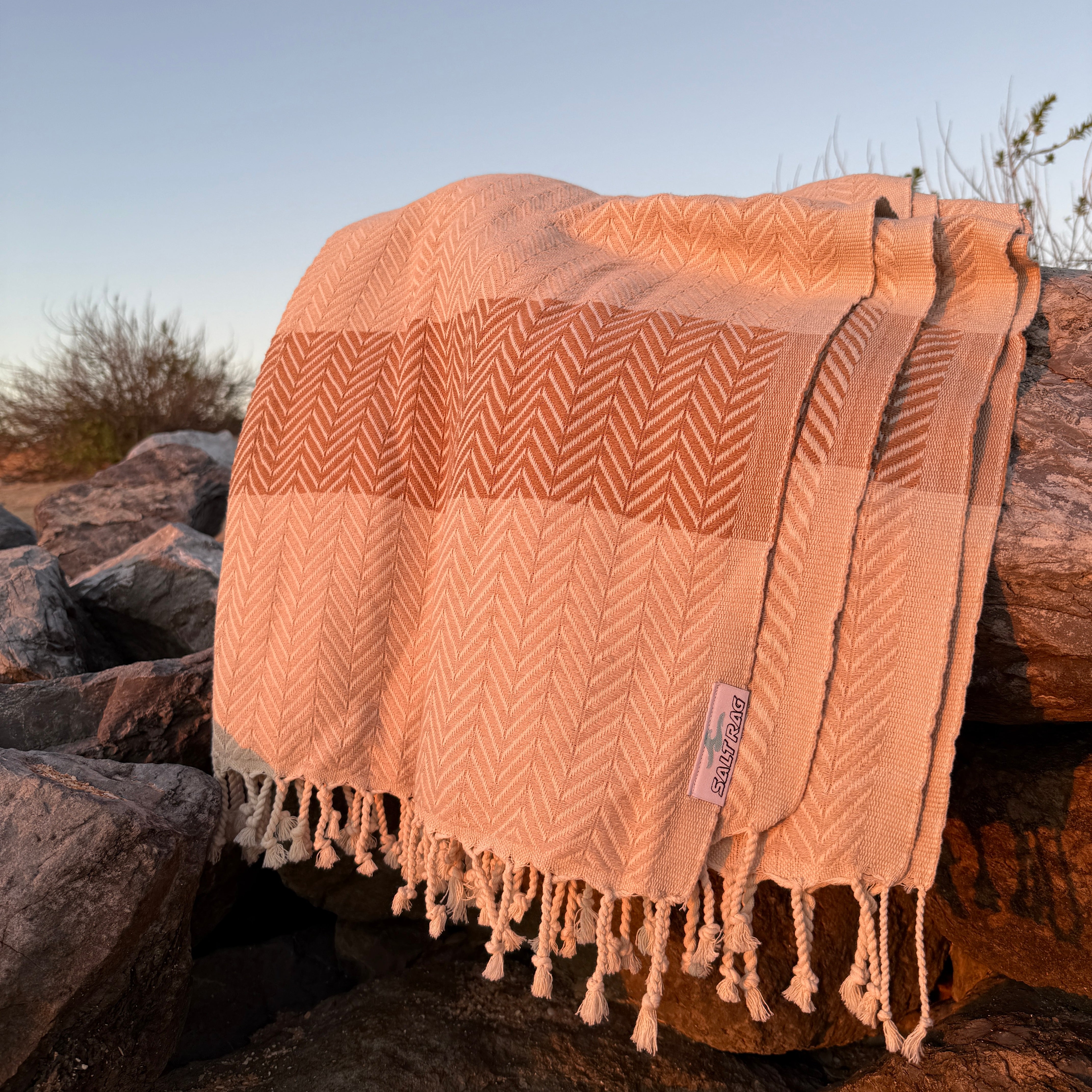 The Royal Rag (Tan) – Salt Rag™ Turkish Beach Towel