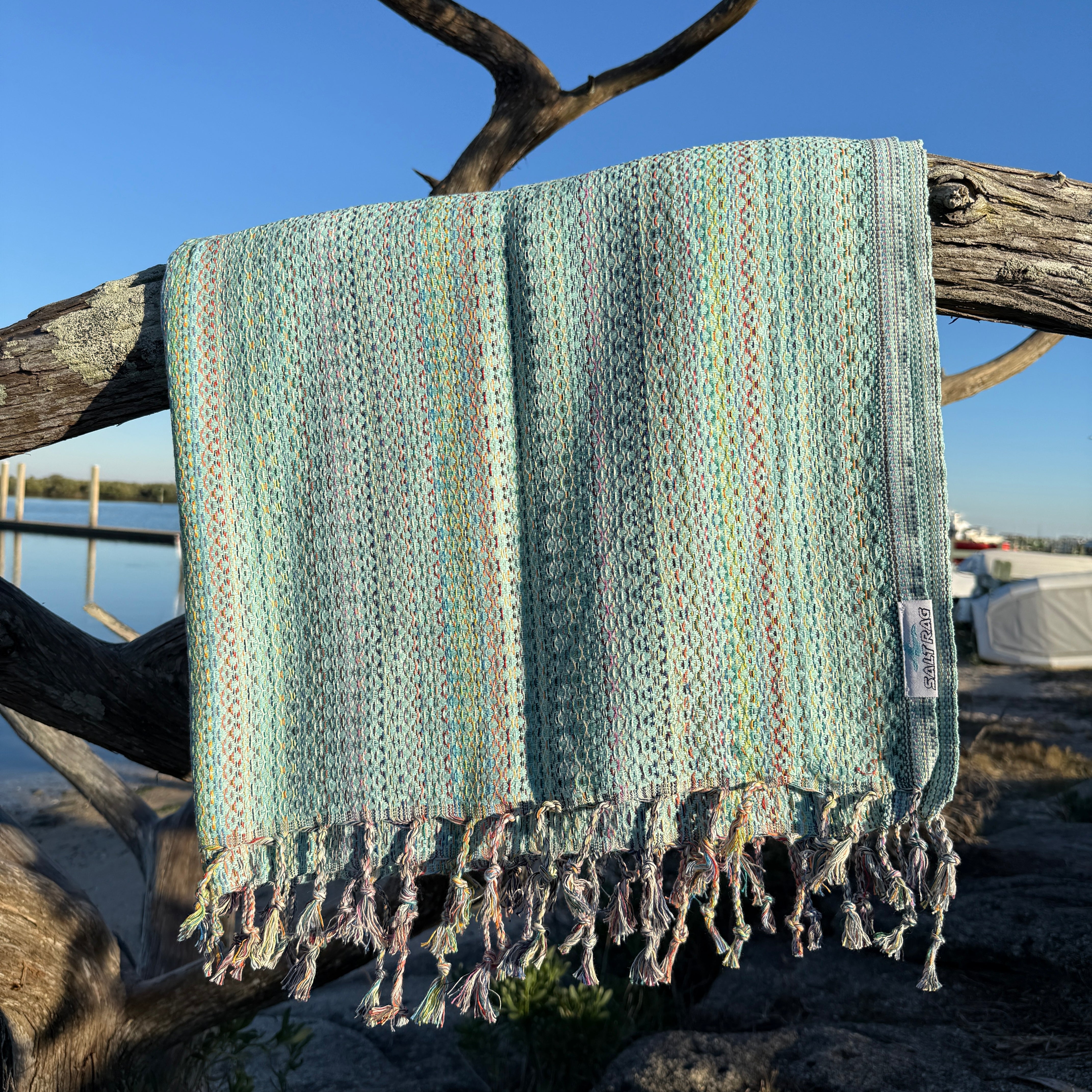 The Ahi Rag (Mint) - Salt Rag™ Turkish Beach Towel