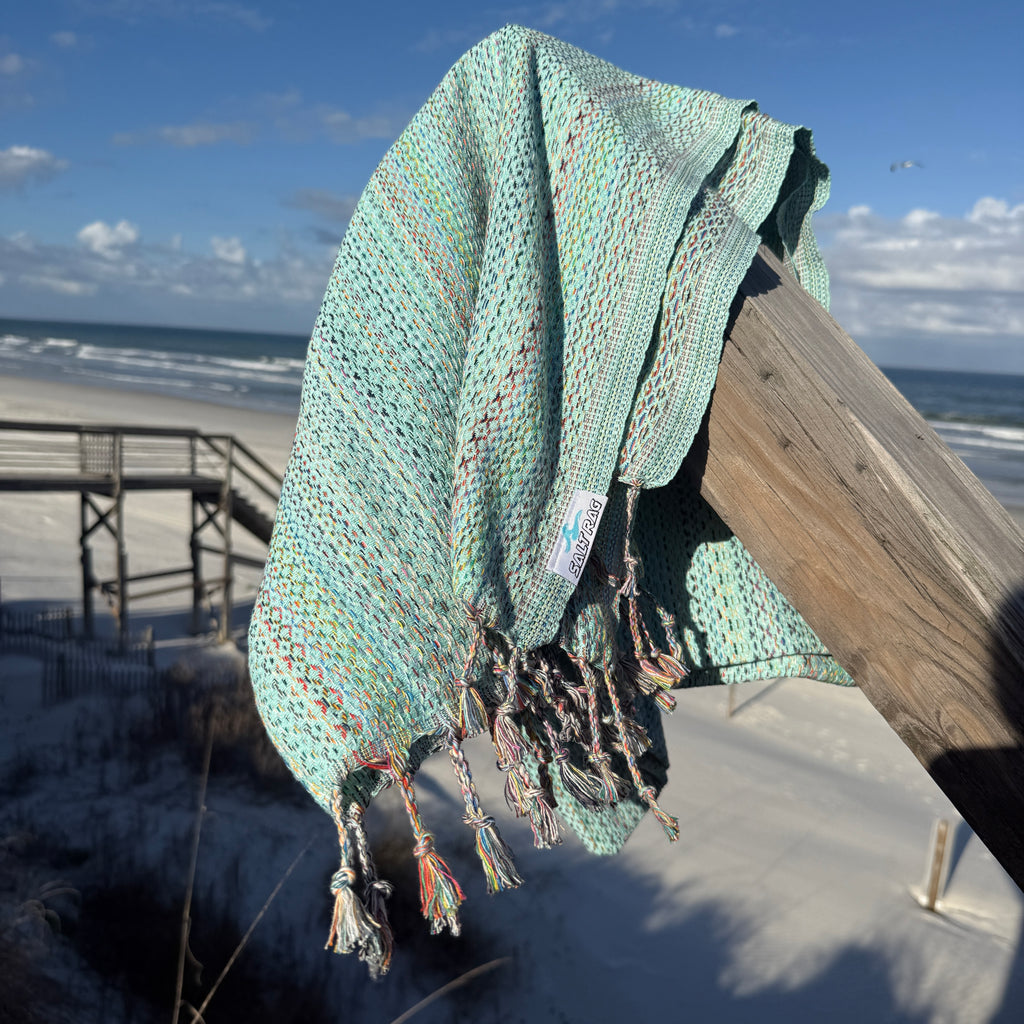 The Ahi Rag (Mint) - Salt Rag™ Turkish Beach Towel