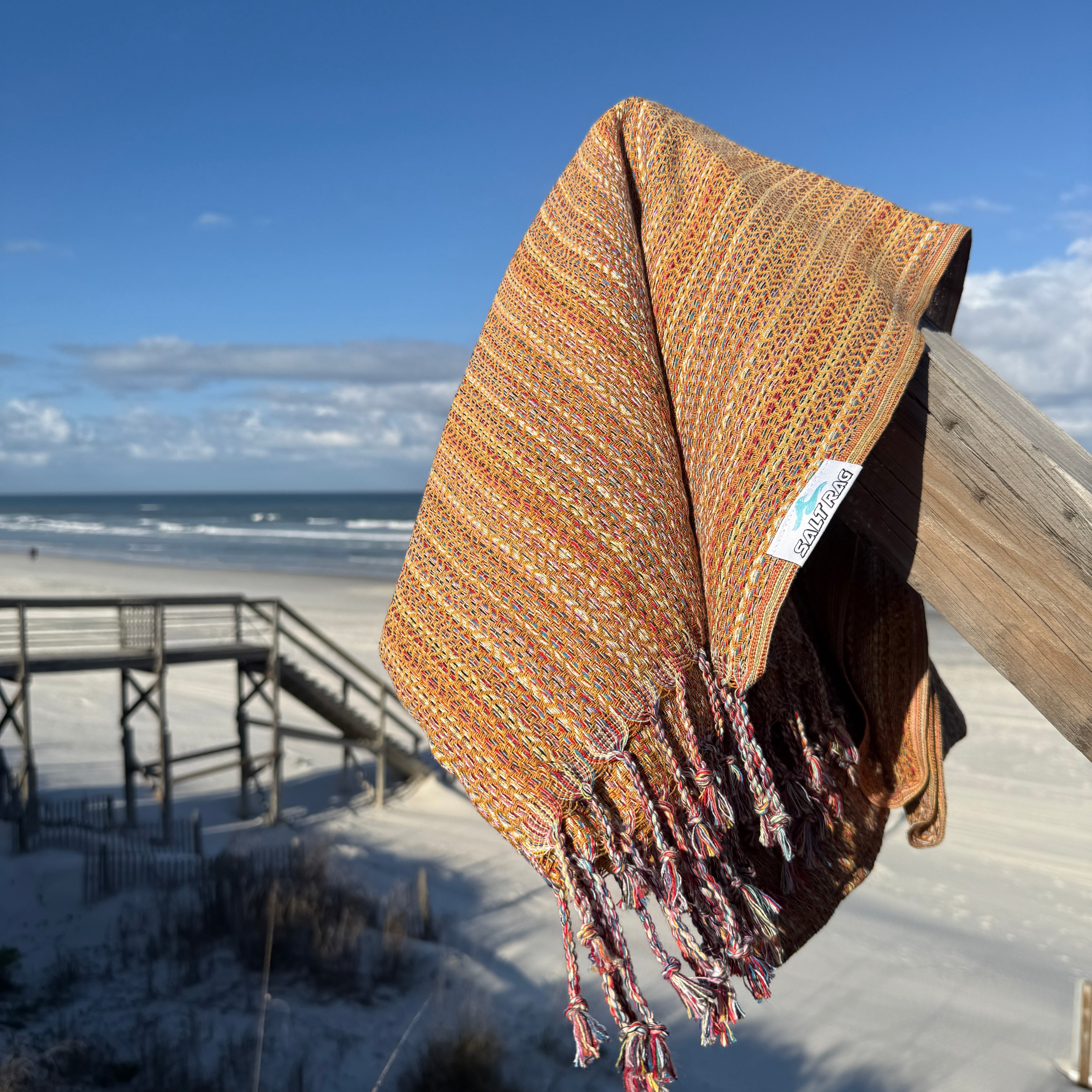 Shoreful Rag The Ahi Rag (Yellow) – Salt Rag™ Turkish Beach Towel – Salt Rag Beach ...