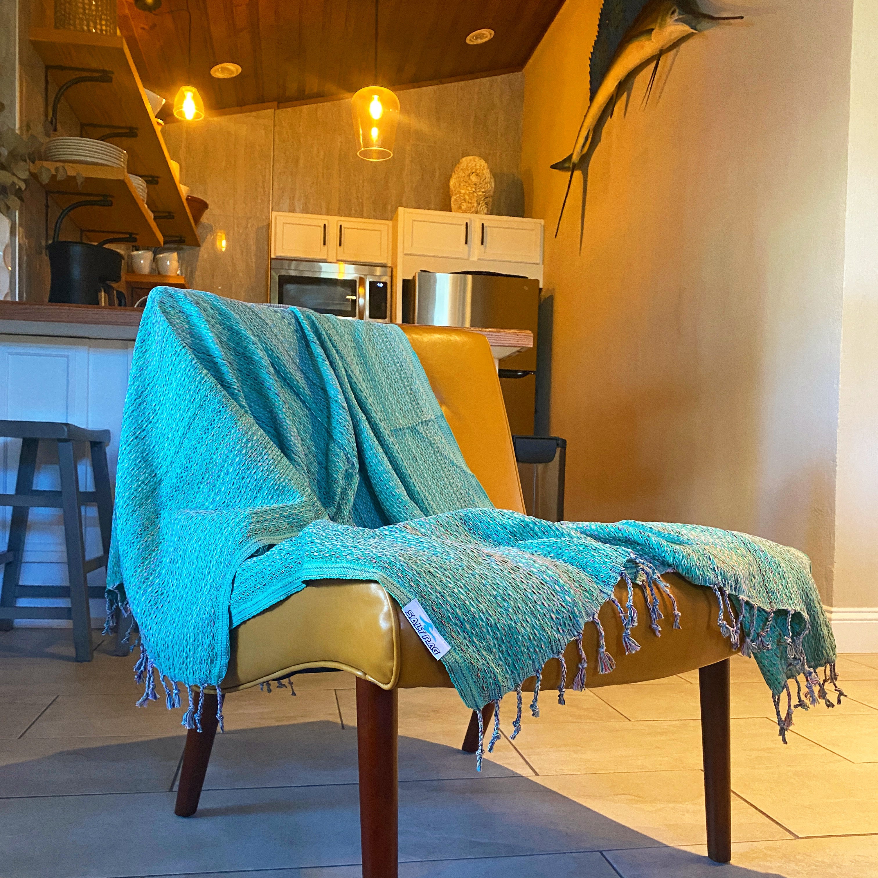 The Ahi Rag (Green) – Salt Rag™ Turkish Beach Towel