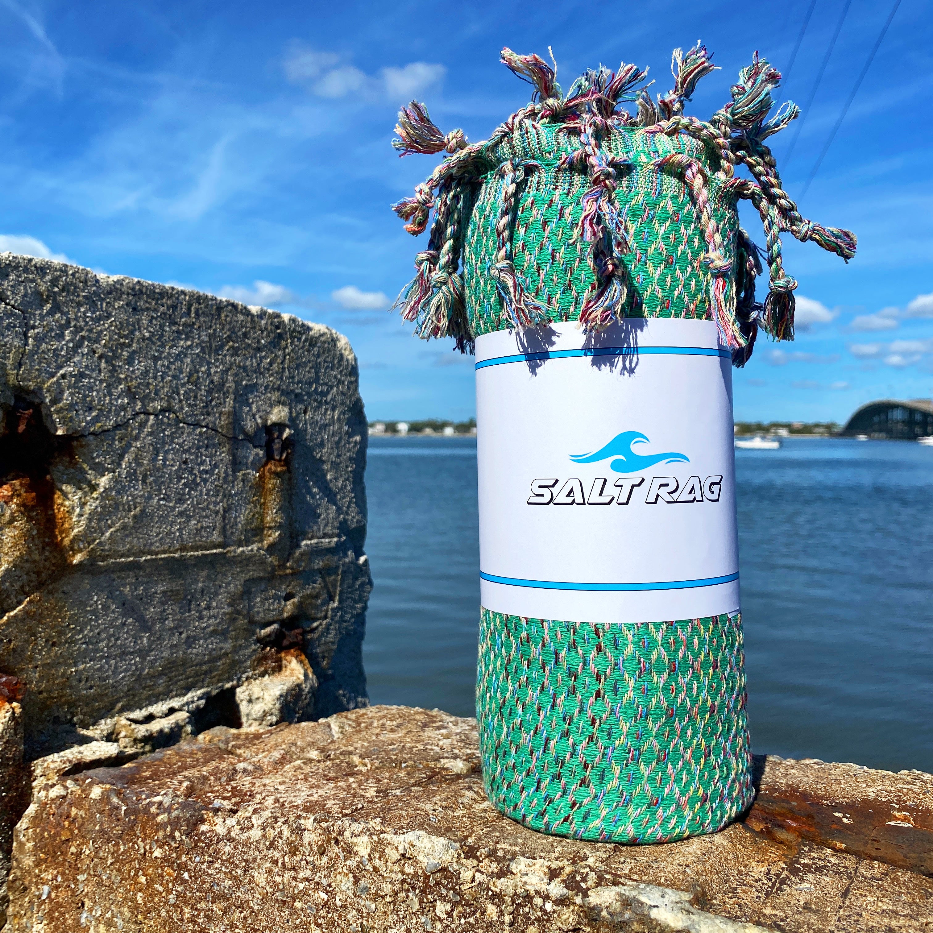 The Ahi Rag (Green) – Salt Rag™ Turkish Beach Towel