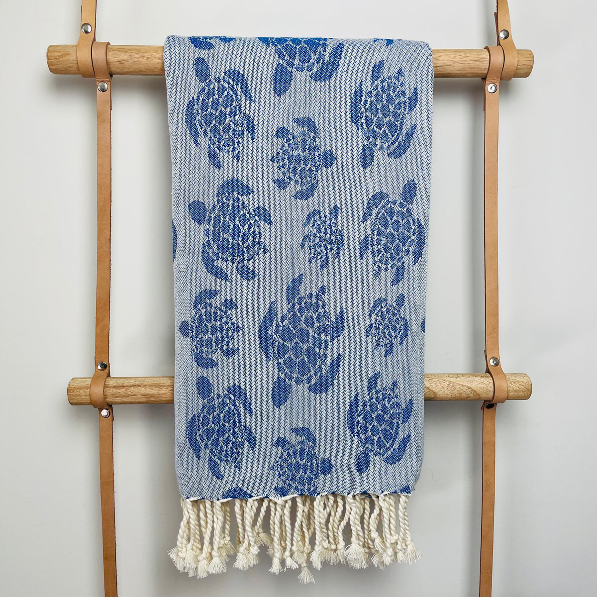 Blue Turtle Rag - Turkish Beach Towel – Salt Rag Beach Towels